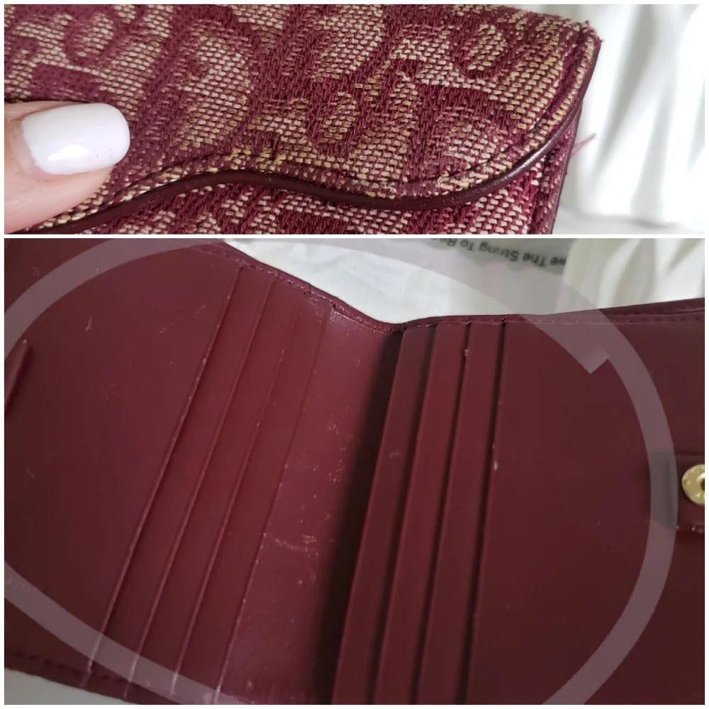 *SOLD* Authentic Pre-owned Vintage Dior Compact Saddle Wallet - Picture 11 of 13